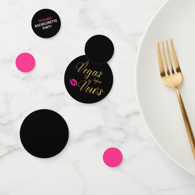 Confettis Enterrement de Vie de Célibataire Vegas  (Groupe)