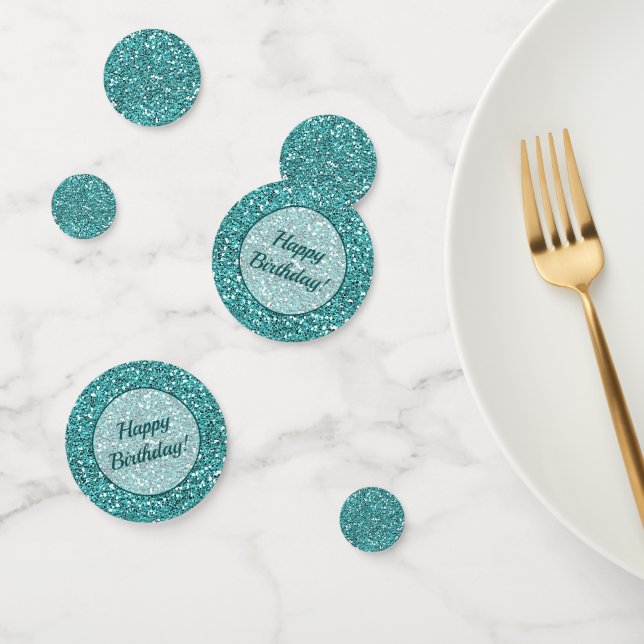 Confettis Faux Personnalisé Étincelle Bonne Parties scintill (Groupe)