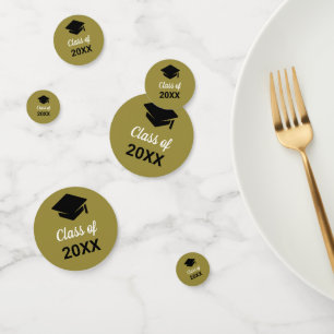 Confettis Félicitations Grad Grad Graduation Cap Classe De N
