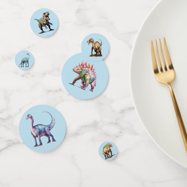 Confettis Fête Comme Un Dinosaure 🦕 Décor Anniversaire (Groupe)