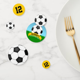 Confettis Fête d'anniversaire de football