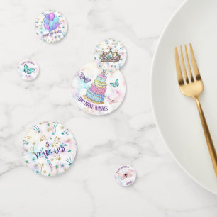 Confettis Fête d'anniversaire de la princesse