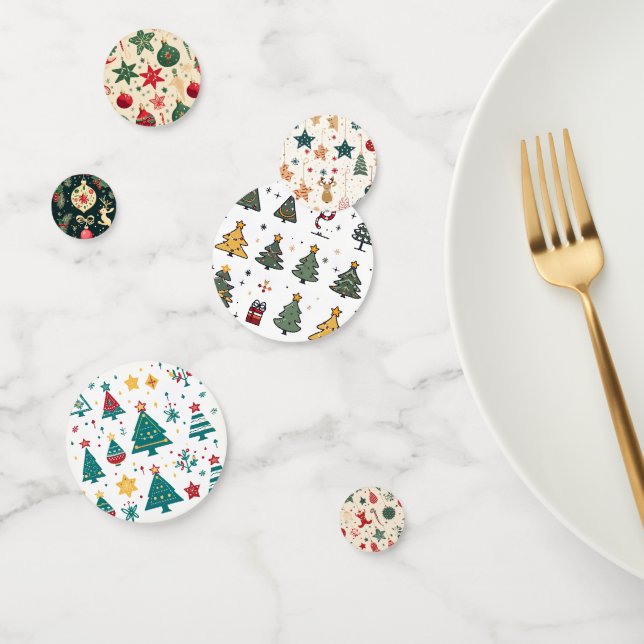 Confettis fête de Noël (Groupe)