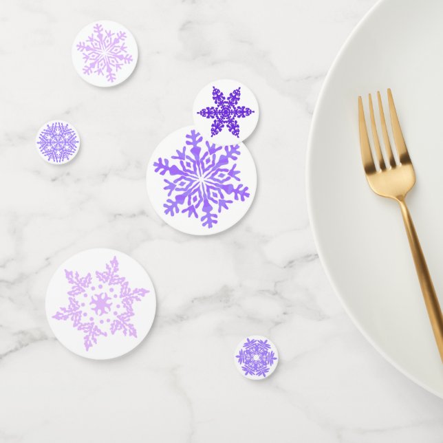 Confettis flocons de neige (Groupe)
