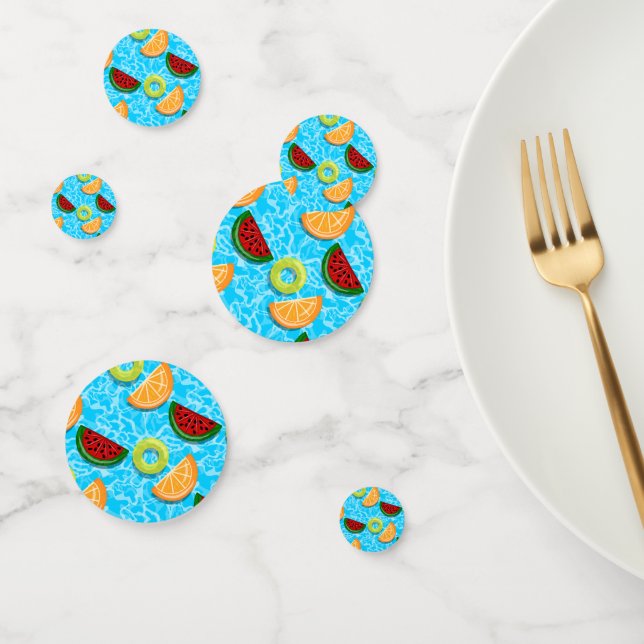 Confettis Flottes de fruits (Groupe)