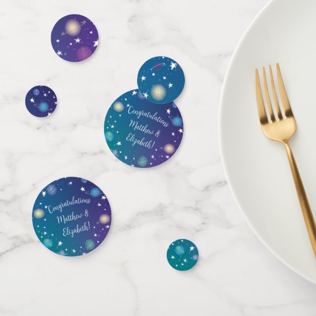 Confettis Galaxie du Baby shower spatial (Groupe)