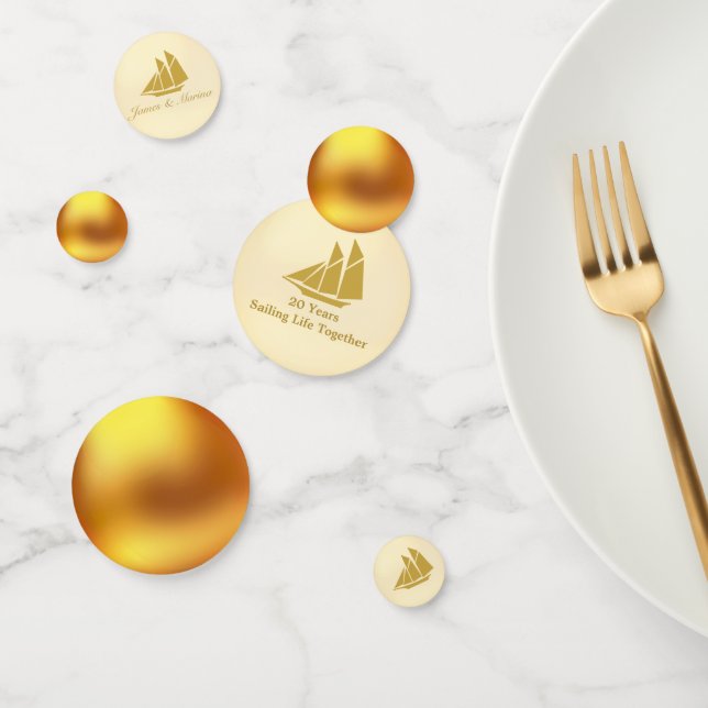 Confettis Golden Sailing (Groupe)