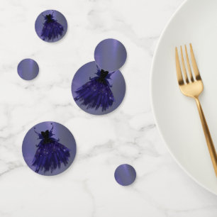 Confettis Gothique Fairy Indigo Gown   Fleur royale violet p