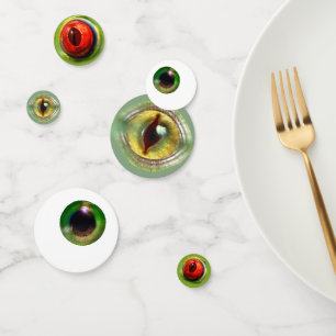 Confettis Halloween éffrayant Weird Eyeball Lizard Frog Mons