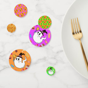 Confettis Halloween Kids Party Cute Little Ghost