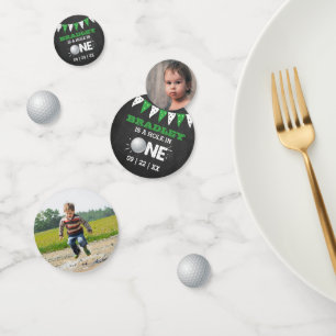 Confettis Hole In One Boys Golf 1er Anniversaire Par tee