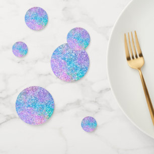 Confettis Impression couleur fausse parties scintillant
