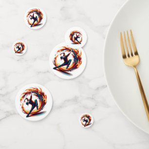 Confettis Incendie De Rue Avec Énergie Urbaine