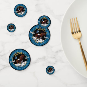 Confettis Insigne de mission du 50e anniversaire d'Apollo 11