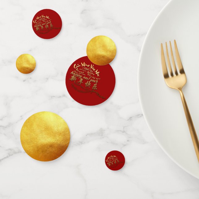 Confettis International Gold Wives Rat Nouvel An 2020 Conf (Groupe)