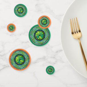 Confettis Irish shamrock