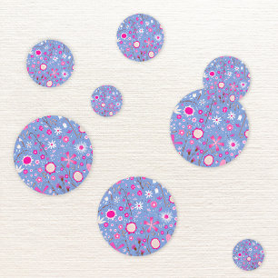 Confettis Joli bleu Fleur sauvage botanique Floral
