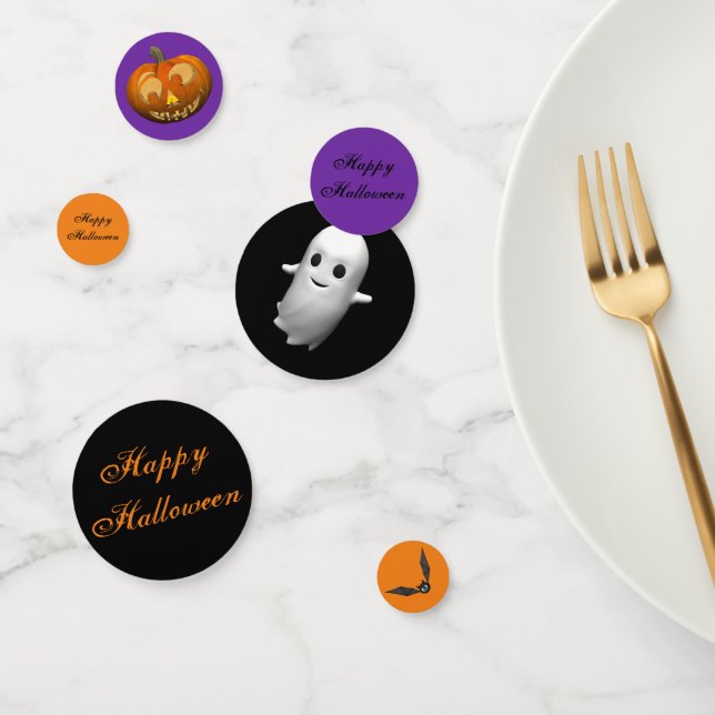 Confettis Joli Halloween en caricature (Groupe)