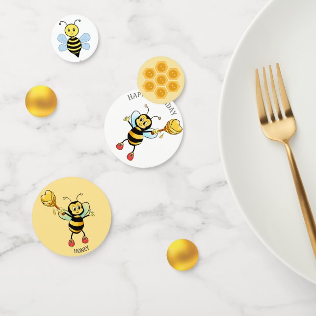Confettis Joyeux Anniversaire Chère Bumblebee (Groupe)