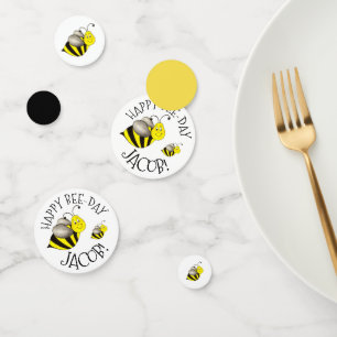 Confettis Joyeux Bumblebee Jaune Bumble Abee Jaune Anniversa