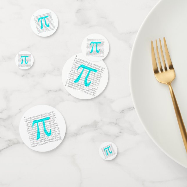 Confettis Les Numéros Pi Constants (Groupe)
