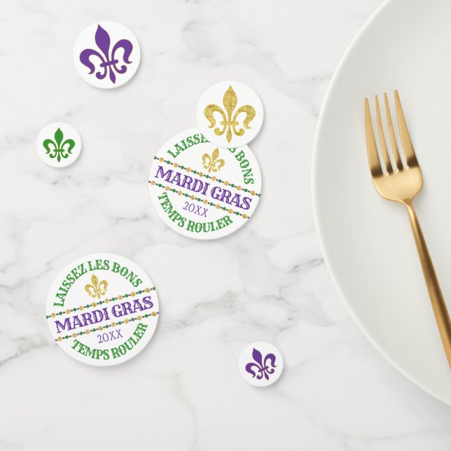 Confettis Mardi Gras | Carnaval | Mardi gras (Groupe)