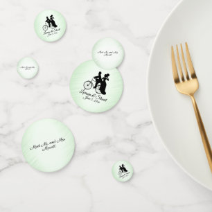 Confettis Mention Faire-part de mariage à thème pour vélo