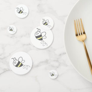 Confettis Motif croisé Imprimer Baby shower d'abeille mignon