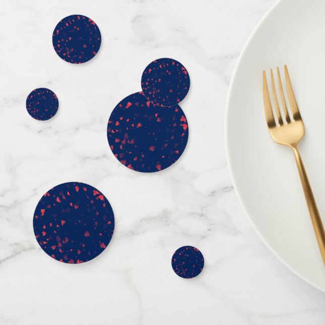 Confettis Motif de coeur 40 (Groupe)
