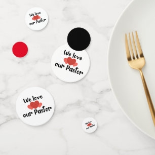 Confettis Nous Aimons Notre Pasteur