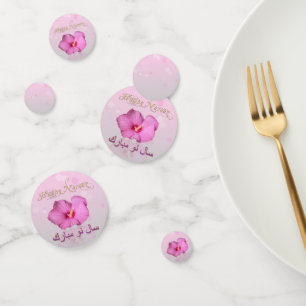 Confettis Nouvel An persan noble Hibiscus de Norooz