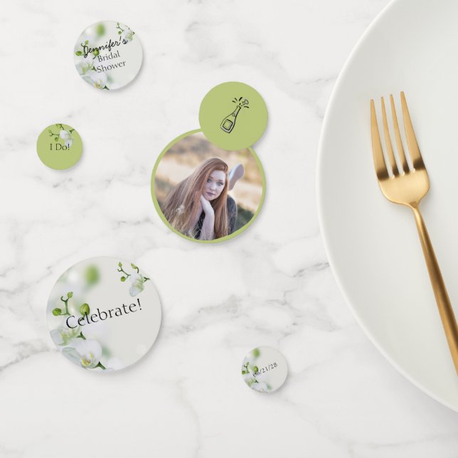 Confettis Orchidée douce et élégante (Groupe)