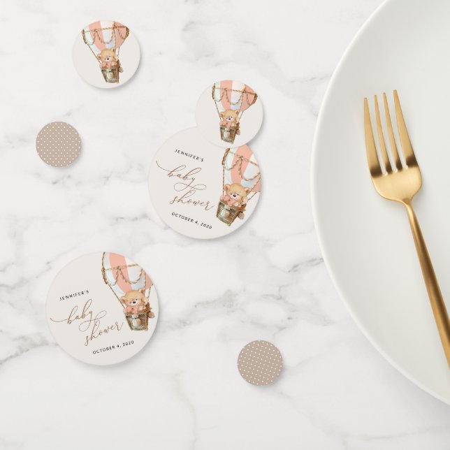 Confettis Ours En Conflit, Ballotte À Air Chaud Rose, Baby s (Groupe)