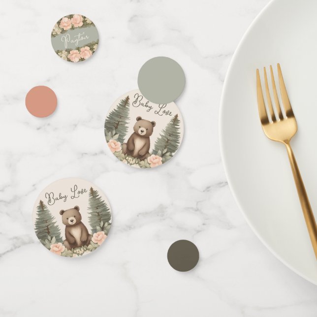 Confettis Ours forestier (Groupe)