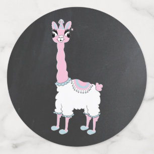 Confettis Pajama rose Llama Joueur de fête d'anniversaire