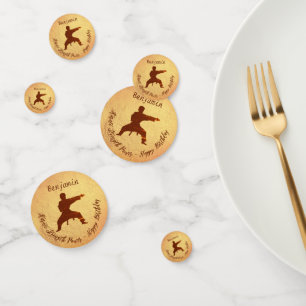 Confettis Parti moderne Karate Arts martiaux Joyeux annivers
