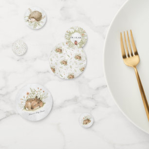 Confettis Partie d'animal de forêt des cerfs communs   de