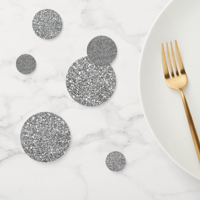 Confettis Parties scintillant d'argent Glitzy Sparkle Glam f (Groupe)