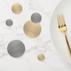 Confettis Parties scintillant or et argent