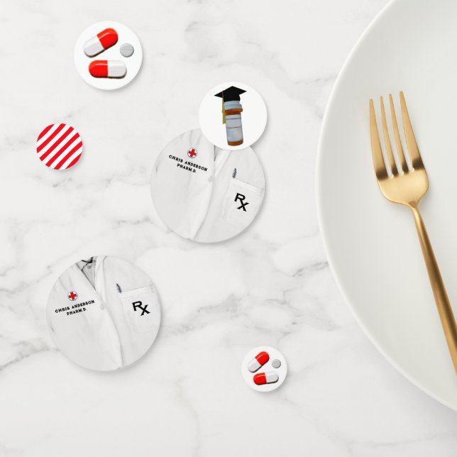 Confettis Pharmaciens Graduation de l'école de pharmacie Con (Groupe)