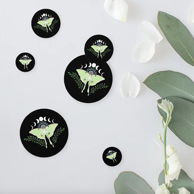 Confettis Phases Luna Moth Moon (Créateur téléchargé)