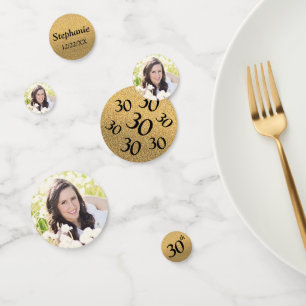 Confettis Photo du 30e anniversaire