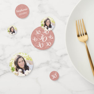 Confettis Photo du 30e anniversaire