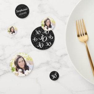 Confettis Photo du 30e anniversaire