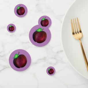 Confettis Plums Ried Été Purple Plum Fruit Imprimer