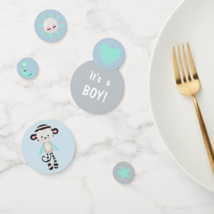 Confettis Plushie Monkey Boy Baby Shower