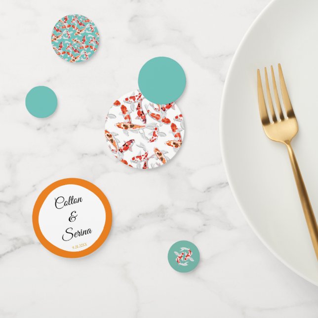 Confettis Poisson koi (Groupe)