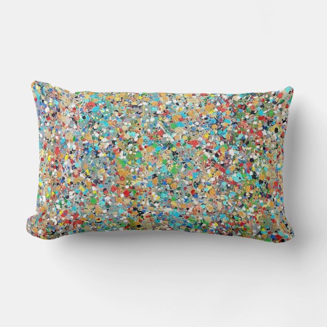 Confetti's Poly Lumbar Throw Pillow (Front)