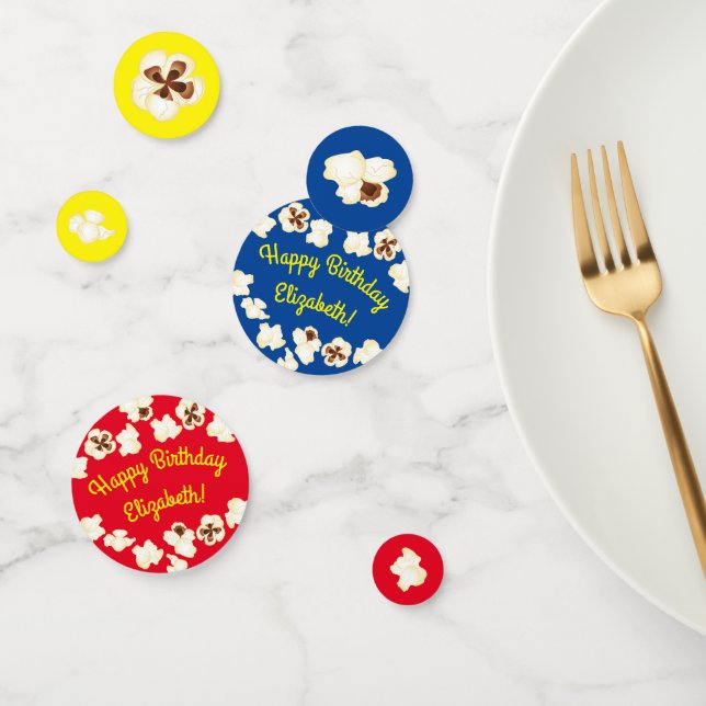 Confettis Popcorn Anniversaire de la fête du cinéma (Groupe)