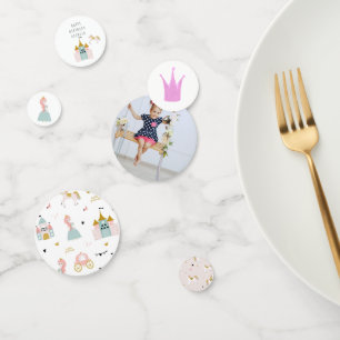 Confettis Princesse de conte de fées   Table personnalisée d